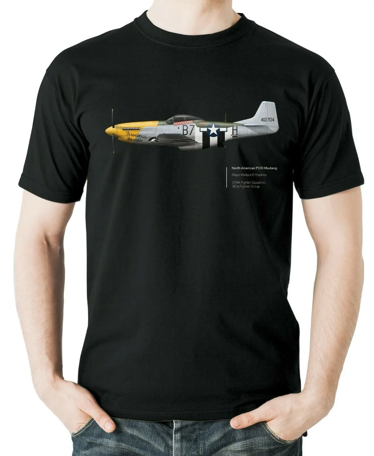 Aviation Themed US Air Force P 51D Mustang Fighter T-Shirt. Summer Cotton Short Sleeve O-Neck Mens T Shirt New S-3XL
Aviation Themed US Air Force P 51D Mustang Fighter T-Shirt. Summer Cotton Short Sleeve O-Neck Mens T Shirt New S-3XL