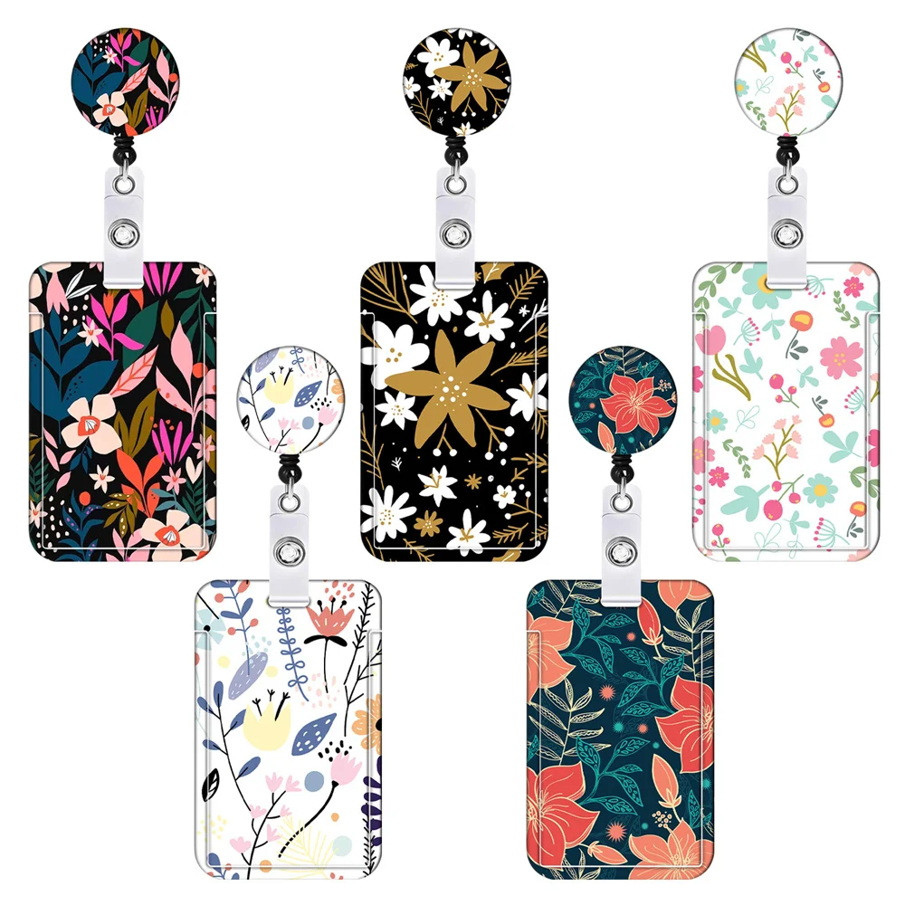 Floral Easy-Open Buttons Double Sided ID Card Holder Office School Exhibition Supplies Neck Strap Lanyard Business Badge Clip
Floral Easy-Open Buttons Double Sided ID Card Holder Office School Exhibition Supplies Neck Strap Lanyard Business Badge Clip