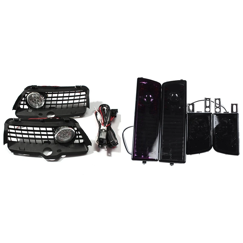 For Mk3 Golf Jetta 1992-1998 Led Drl Driving Fog Light & Front Bumper Smoke Lens Fog Light For Golf Jetta Mk3 1993-1998
For Mk3 Golf Jetta 1992-1998 Led Drl Driving Fog Light & Front Bumper Smoke Lens Fog Light For Golf Jetta Mk3 1993-1998