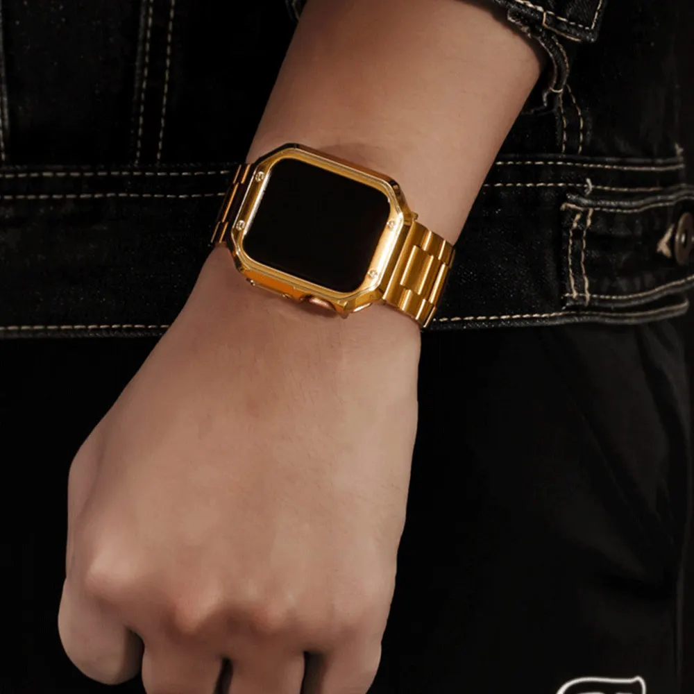 49mm Metal Band+Silicone Case for Apple Watch Strap 41mm 45mm 40mm 44mm Cover Correa Bracelet Series 8 7 6 SE 5 4 3 8 Ultra 42mm
49mm Metal Band+Silicone Case for Apple Watch Strap 41mm 45mm 40mm 44mm Cover Correa Bracelet Series 8 7 6 SE 5 4 3 8 Ultra 42mm