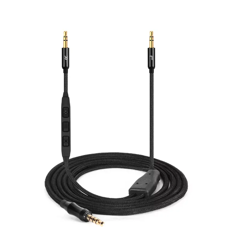 Rapid transit Replaced Cable 3.5mm To Double 3.5mm Black mic volume adjustment earphone audio cable1.5M
Rapid transit Replaced Cable 3.5mm To Double 3.5mm Black mic volume adjustment earphone audio cable1.5M