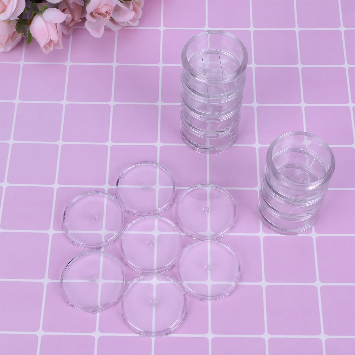 7 Days Clear Stackable Box Portable Mini Sealed Organizer Round Medicine Case (White)
7 Days Clear Stackable Box Portable Mini Sealed Organizer Round Medicine Case (White)
