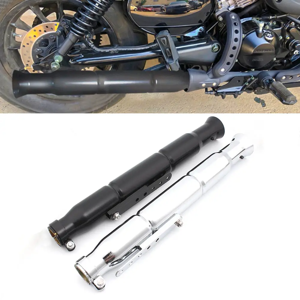 

Мотоцикл Кафе Racer выхлопная труба Ретро глушитель труба Модифицированная Хвостовая система для Harley Honda Yamaha Suzuki Bobber Chopper на заказ