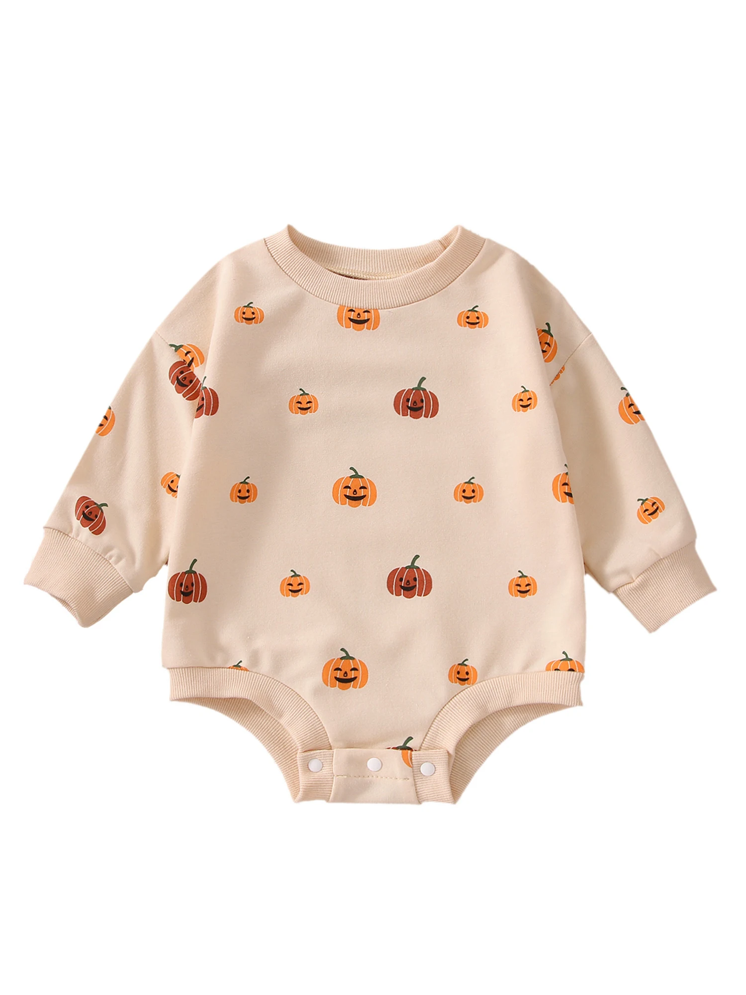 Halloween Baby Clothes Boys Girls Long Sleeve Jumpsuit Letter Print Pumpkin Cute Casual Bodysuit
Halloween Baby Clothes Boys Girls Long Sleeve Jumpsuit Letter Print Pumpkin Cute Casual Bodysuit