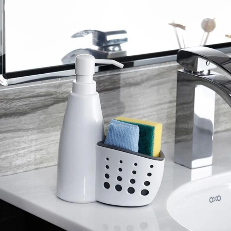 2 In 1 Dispenser And Storage Box Plastic Liquid Detergent Container Sponge Drainboard Soap Holder Rack Cleaning For Bathroom
2 In 1 Dispenser And Storage Box Plastic Liquid Detergent Container Sponge Drainboard Soap Holder Rack Cleaning For Bathroom