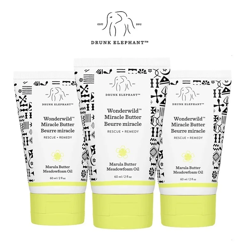 3PCS / Drunk Elephant Wonderwild Miracle Butter Face and Body Salve - Nourishing Dry Skin Sunburn Healing Cream 60ml SkinCare
3PCS / Drunk Elephant Wonderwild Miracle Butter Face and Body Salve - Nourishing Dry Skin Sunburn Healing Cream 60ml SkinCare
