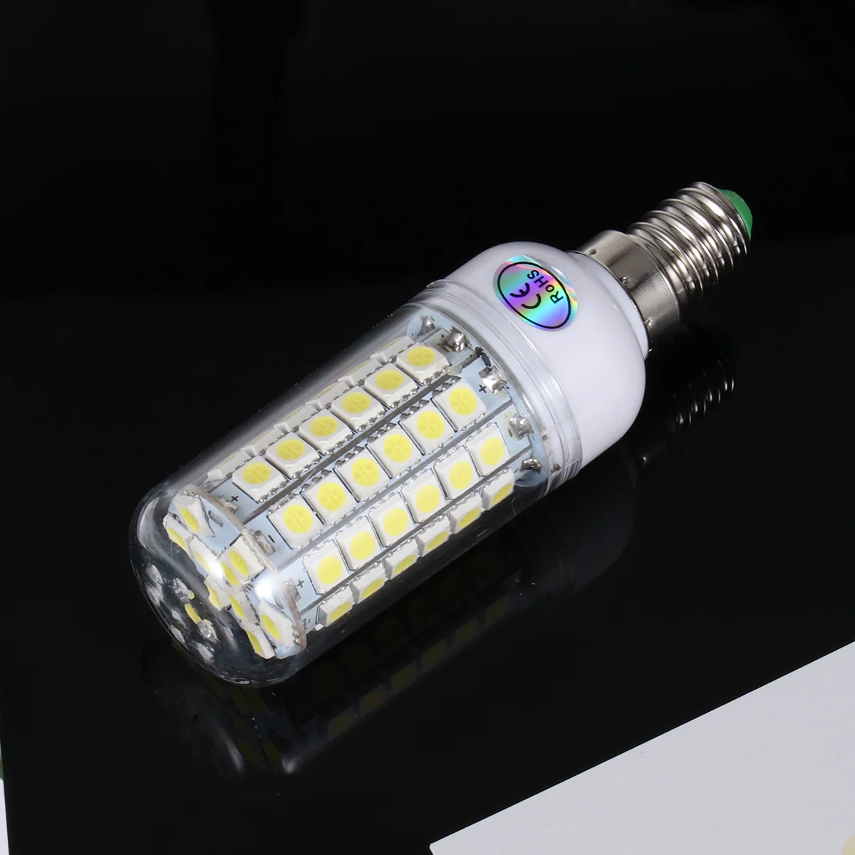 

E14 AC 220-240V 10W 1020LM SMD 5050 69-LED 6000K Corn Bulb Light Lamp (White)