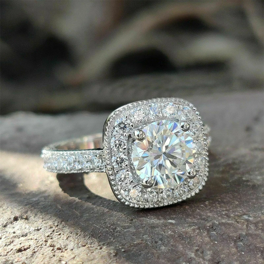 Huitan Classic Cushion Shape Cubic Zirconia Rings Woman for Wedding Luxury AAA CZ Crystal Ring Temperament Female Engage Jewelry
Huitan Classic Cushion Shape Cubic Zirconia Rings Woman for Wedding Luxury AAA CZ Crystal Ring Temperament Female Engage Jewelry