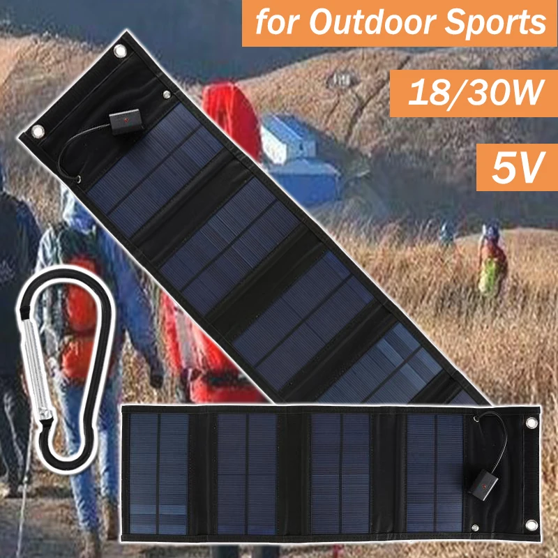 Folding Solar Panel 18/30W Multifunction Portable Charging Board Solar Cell Outdoor DIY Battery Power Charger Lighting Emergency
Folding Solar Panel 18/30W Multifunction Portable Charging Board Solar Cell Outdoor DIY Battery Power Charger Lighting Emergency