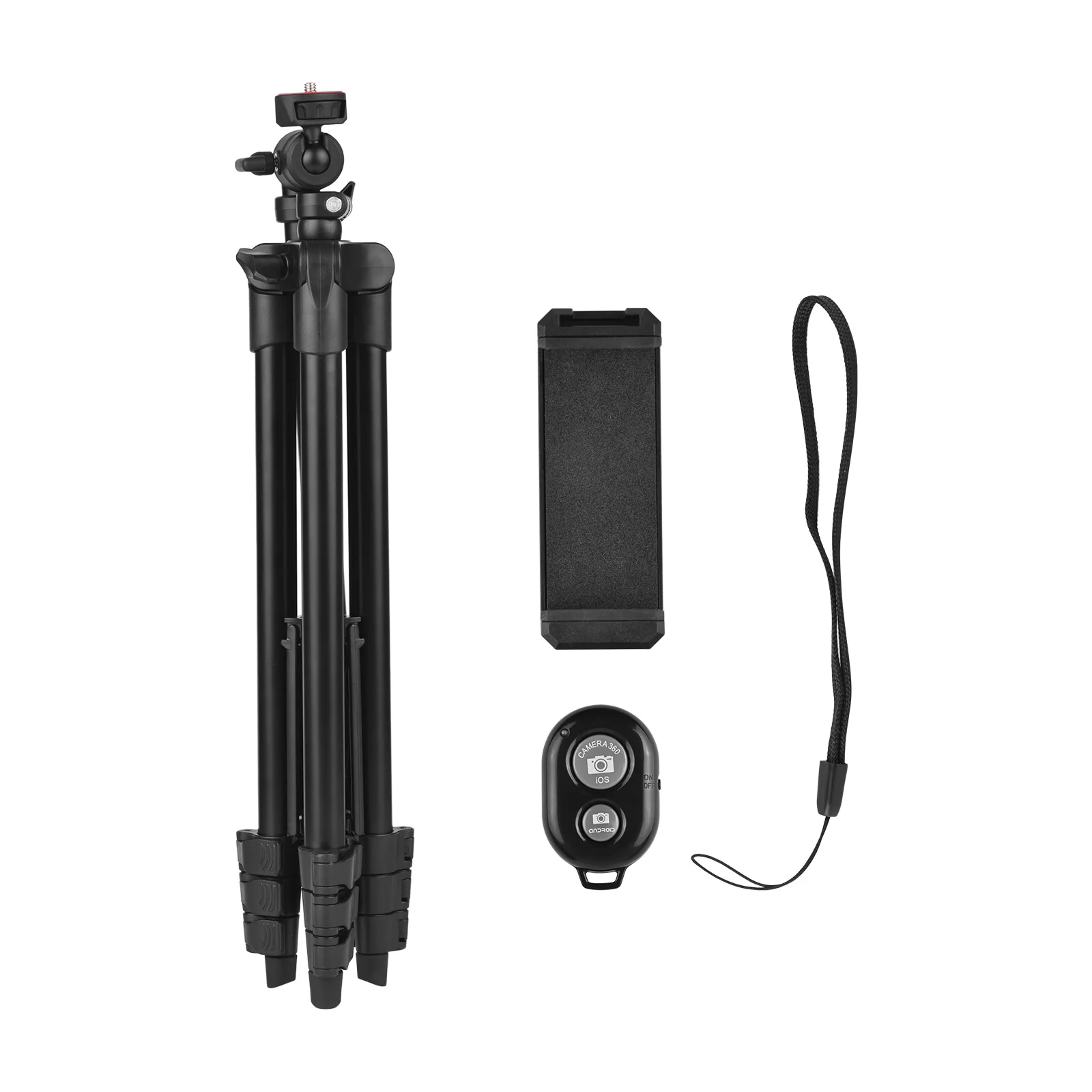 Portable Tripod Stand Aluminum Alloy Extended Arm 360° Rotatable Ballhead 138cm Max. Height Tripod with Clamp Remote Shutter
Portable Tripod Stand Aluminum Alloy Extended Arm 360° Rotatable Ballhead 138cm Max. Height Tripod with Clamp Remote Shutter