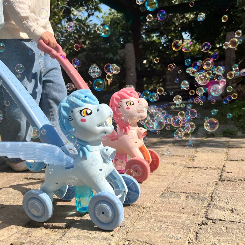 Hot Unicorn Bubble Machine Electric Children Hand Push Cartoon Bubble Car Music Lighting Automatic Bubble Machine Children Toys 
Hot Unicorn Bubble Machine Electric Children Hand Push Cartoon Bubble Car Music Lighting Automatic Bubble Machine Children Toys