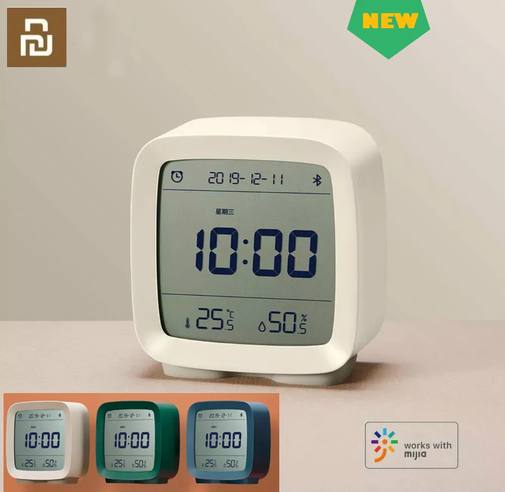Cleargrass Bluetooth Alarm Clock With Xiaomi Mijia Smart Control Temperature Humidity Display LCD Screen 3in1 Alarm Clock
Cleargrass Bluetooth Alarm Clock With Xiaomi Mijia Smart Control Temperature Humidity Display LCD Screen 3in1 Alarm Clock
