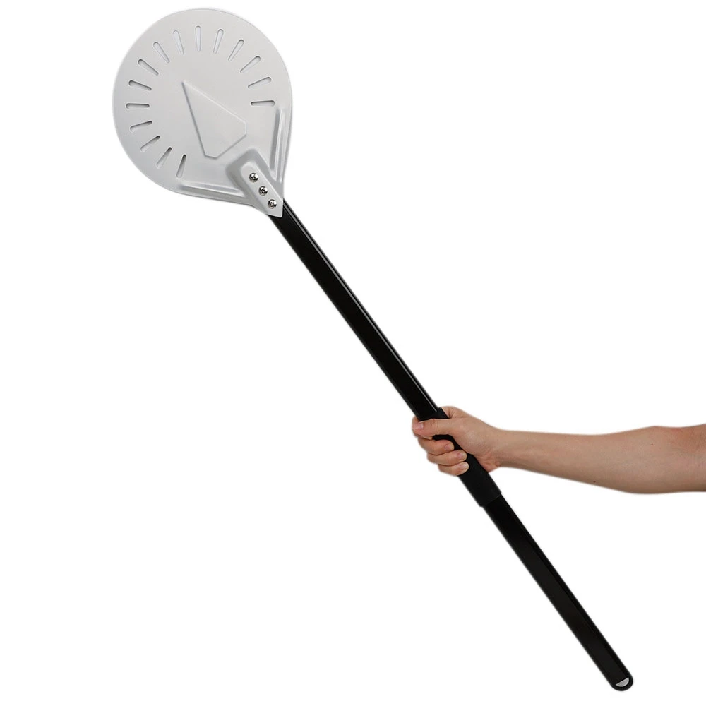 Long Handle 7 Inch Perforated Removable Pizza Turning Peel Pizza Shovel Aluminum Pizza Peel Paddle Peel
Long Handle 7 Inch Perforated Removable Pizza Turning Peel Pizza Shovel Aluminum Pizza Peel Paddle Peel