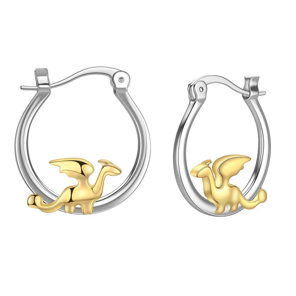 Dckazz High -Quality Luxurious Dragon Earrings Simple Smooth Delicate Silver-Plated Hoop Earring Girl Woman Daily Wear Jewelry
Dckazz High -Quality Luxurious Dragon Earrings Simple Smooth Delicate Silver-Plated Hoop Earring Girl Woman Daily Wear Jewelry