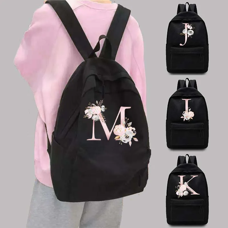 Women's Backpack Teen Universal College Backpack Shoulder Laptop Bag Pink Flowers 26 Letters Print Commuter Sports Backpacks
Women's Backpack Teen Universal College Backpack Shoulder Laptop Bag Pink Flowers 26 Letters Print Commuter Sports Backpacks
