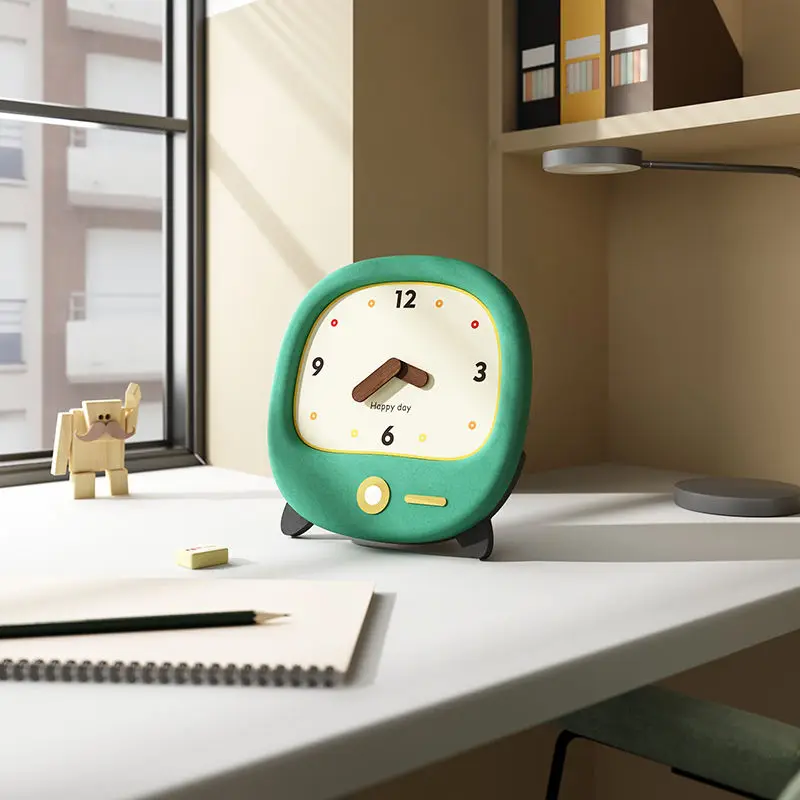 Creative Clocks Watches Desktop Desk Clock Living Room Seat Placed Desktop Bedroom Silent Alarm Bedside Personalized Ornaments
Creative Clocks Watches Desktop Desk Clock Living Room Seat Placed Desktop Bedroom Silent Alarm Bedside Personalized Ornaments