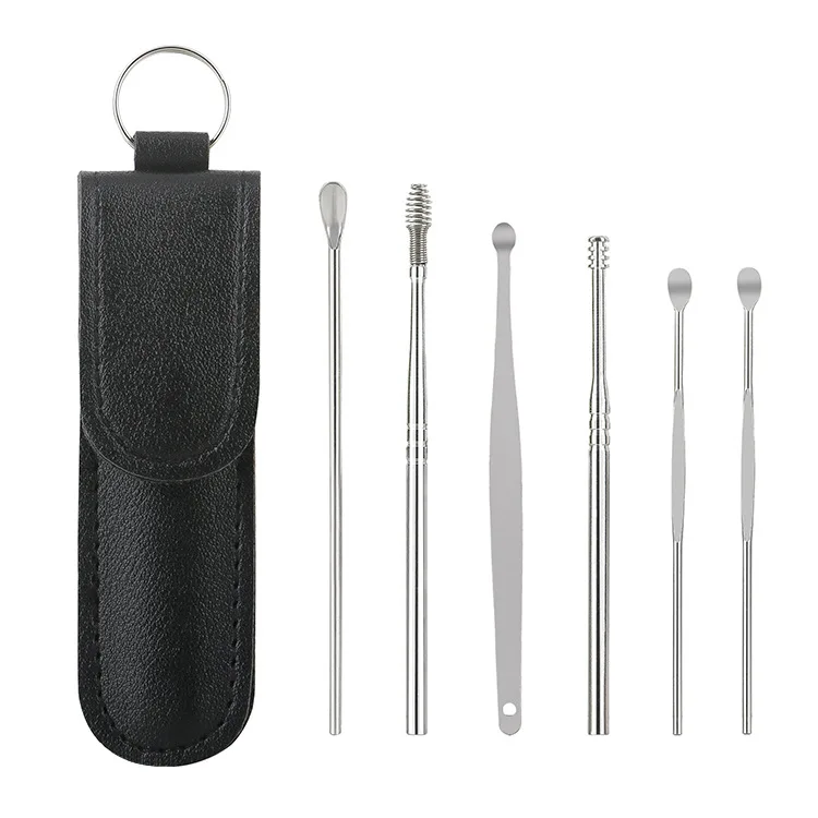 Ear Cleaner Wax Picker Ear Pick Wax Remover Curette Ear Pick Cleaner Kit Spoon Care Ear Cleaning Tool Home Travel Portable
Ear Cleaner Wax Picker Ear Pick Wax Remover Curette Ear Pick Cleaner Kit Spoon Care Ear Cleaning Tool Home Travel Portable