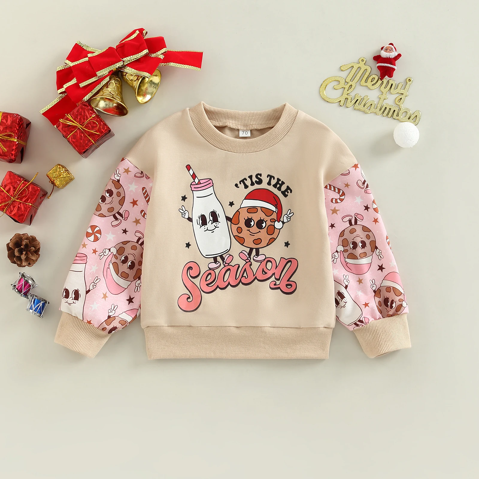 2022-09-01 Lioraitiin 0-4Years Kids Girls Christmas Sweatshirt Long Sleeve Crew Neck Cookie Print Pullover Tops
2022-09-01 Lioraitiin 0-4Years Kids Girls Christmas Sweatshirt Long Sleeve Crew Neck Cookie Print Pullover Tops