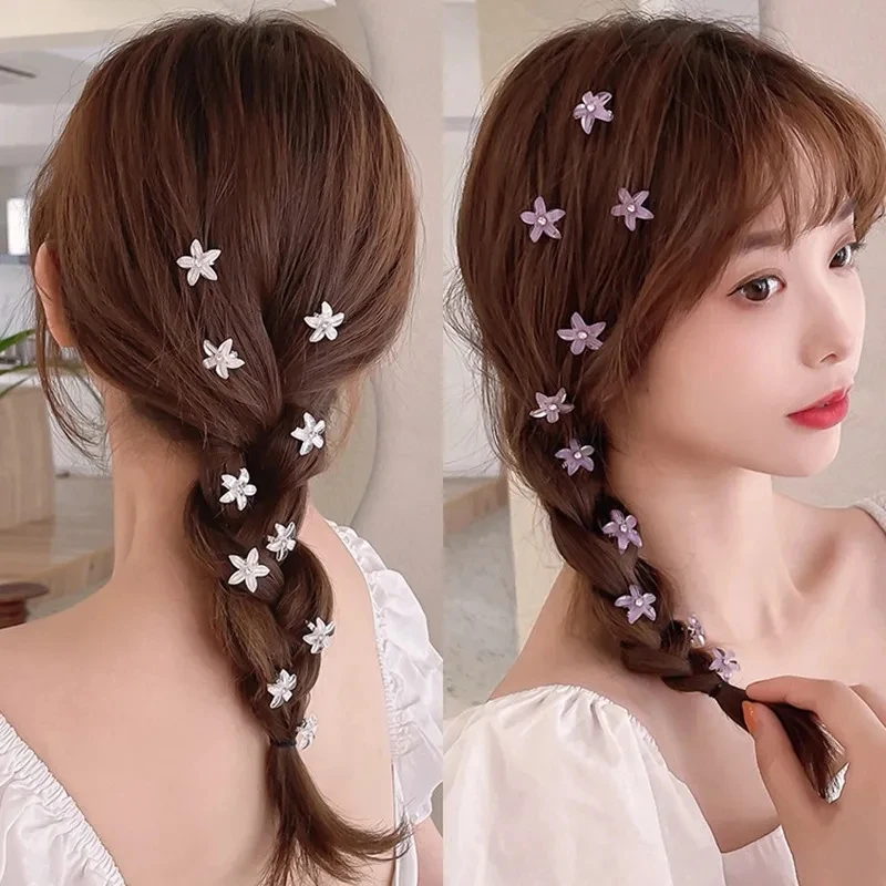 10PCS/Set Hair Clip Braided Hair Small Flower Hair Buttons Hairpin Girl Cute Headdress Girl Mini Hair Claw Hair Accessories
10PCS/Set Hair Clip Braided Hair Small Flower Hair Buttons Hairpin Girl Cute Headdress Girl Mini Hair Claw Hair Accessories