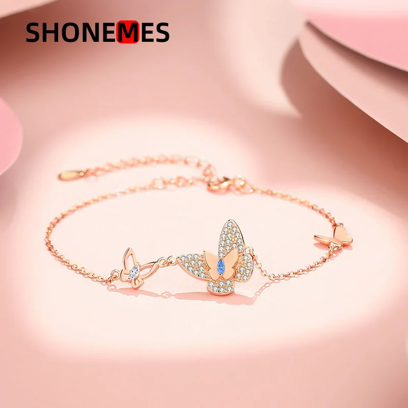 ShoneMes Exquisite Butterflies Bracelet 9.2.5ss Elegant Design Cubic Zirconia Link Chain Jewelry Gifts for Women
ShoneMes Exquisite Butterflies Bracelet 9.2.5ss Elegant Design Cubic Zirconia Link Chain Jewelry Gifts for Women