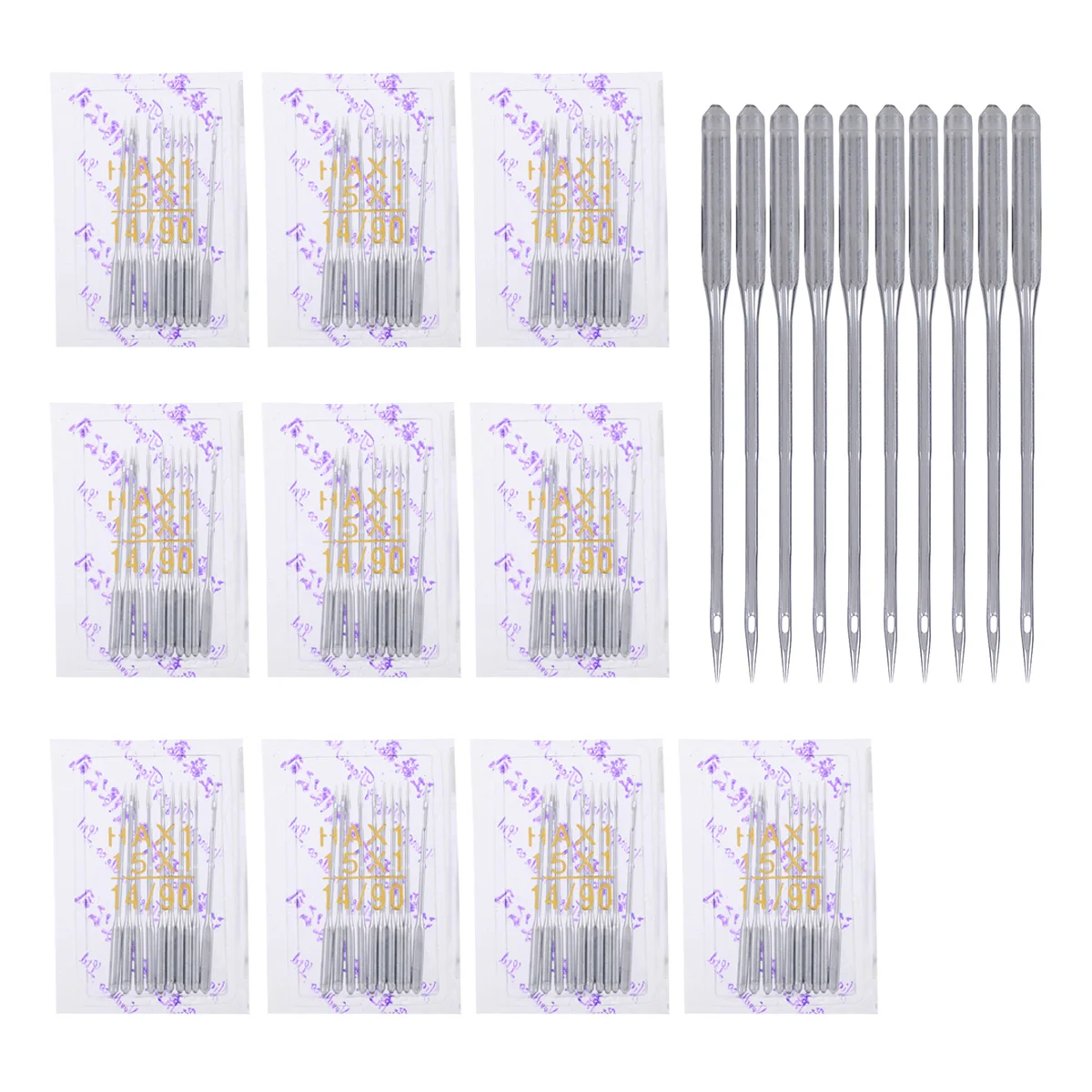 100pcs 14/90 Sewing Machine Needles Stainless Steel Knitting Neddle Set For Brother Singer Toyota Domestic Knitting Machine
100pcs 14/90 Sewing Machine Needles Stainless Steel Knitting Neddle Set For Brother Singer Toyota Domestic Knitting Machine