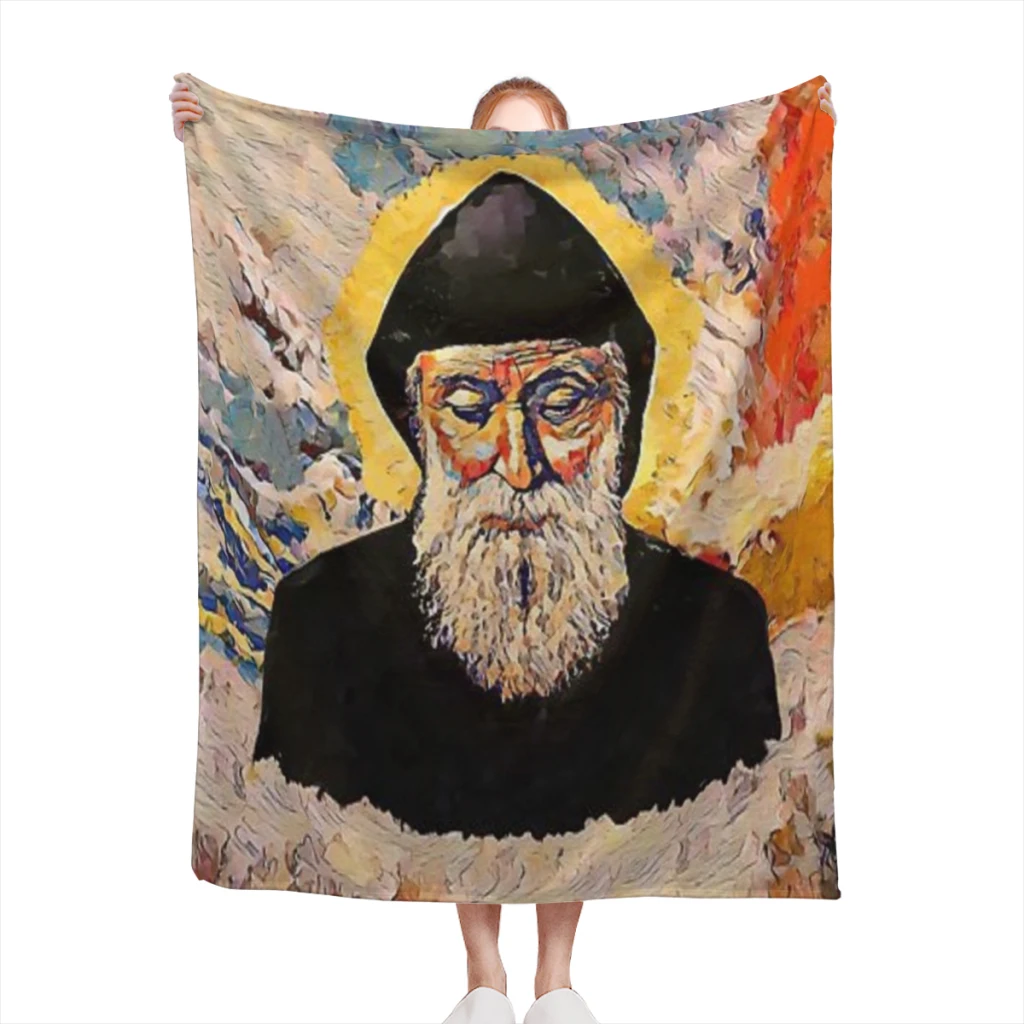 Удобное Мягкое фланелевое одеяло Saint Sharbel мягкие наборы одеял для дивана теплое