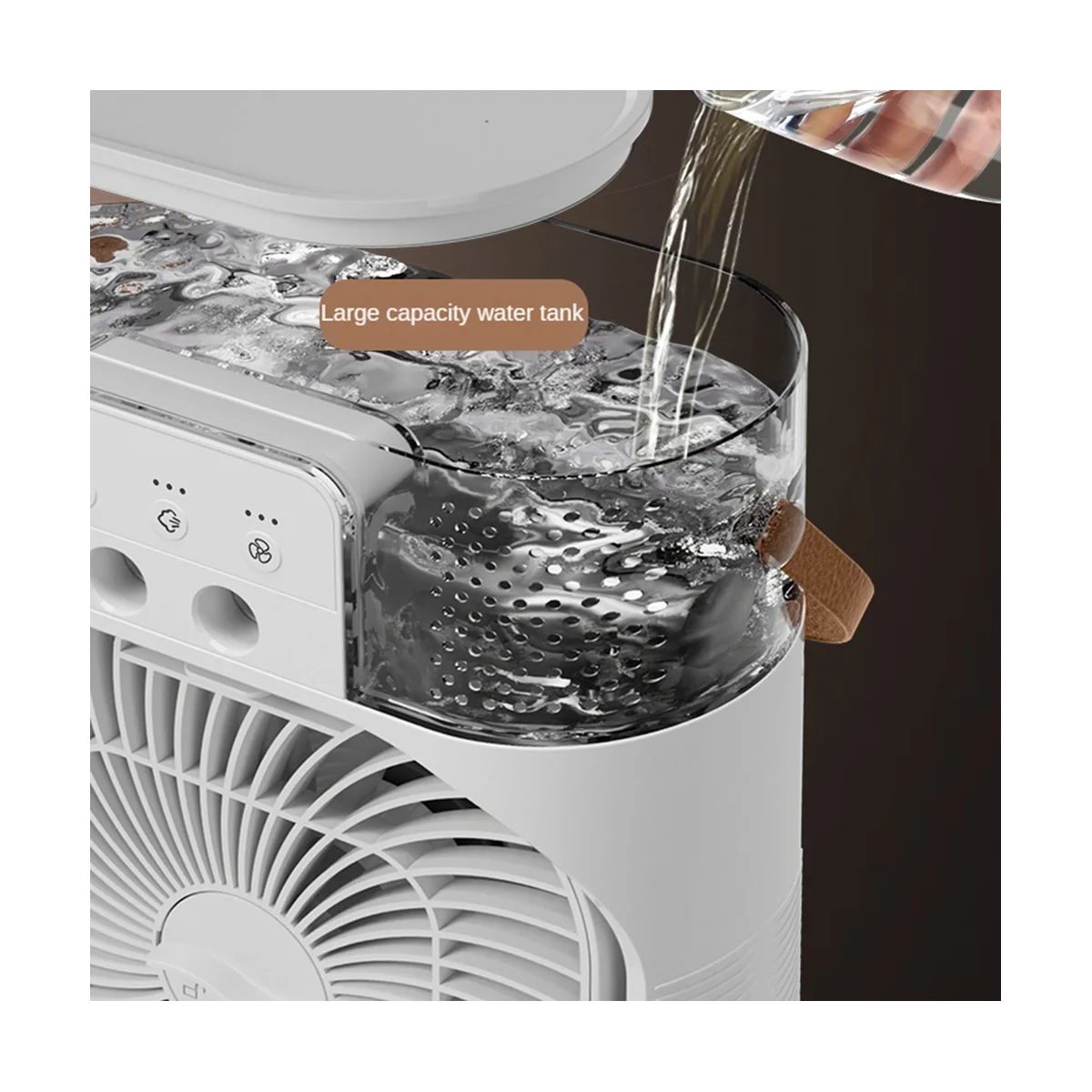 Air Conditioning Fan 3-In-1 Humidified Mist Spray Fan 7 Color Night Light Air Cooler Portable Air Conditioner Desk Fan-C
Air Conditioning Fan 3-In-1 Humidified Mist Spray Fan 7 Color Night Light Air Cooler Portable Air Conditioner Desk Fan-C