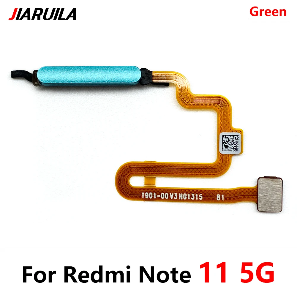 5 шт. новинка датчик отпечатков пальцев гибкий кабель для Xiaomi Redmi Note 11 5G Главная
