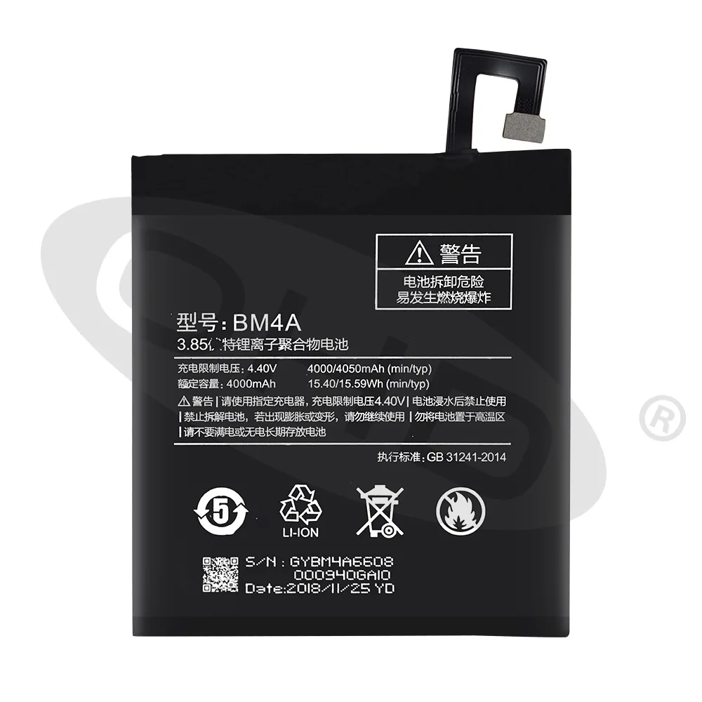 OHD оригинальный аккумулятор большой емкости BM4A Аккумулятор для Xiaomi Hongmi Redmi Pro литий-полимерный аккумулятор 4000 мАч + Инструменты
OHD оригинальный аккумулятор большой емкости BM4A Аккумулятор для Xiaomi Hongmi Redmi Pro литий-полимерный аккумулятор 4000 мАч + Инструменты