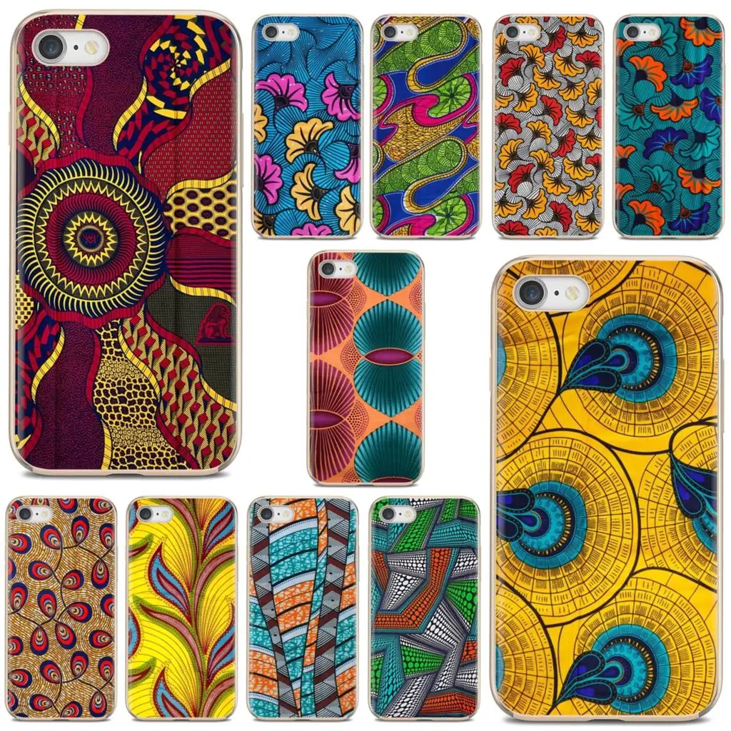 African Wax Fabic For iPhone 10 11 12 13 Mini Pro 4S 5S SE 5C 6 6S 7 8 X XR XS Plus Max 2020 TPU Transparent Covers
African Wax Fabic For iPhone 10 11 12 13 Mini Pro 4S 5S SE 5C 6 6S 7 8 X XR XS Plus Max 2020 TPU Transparent Covers