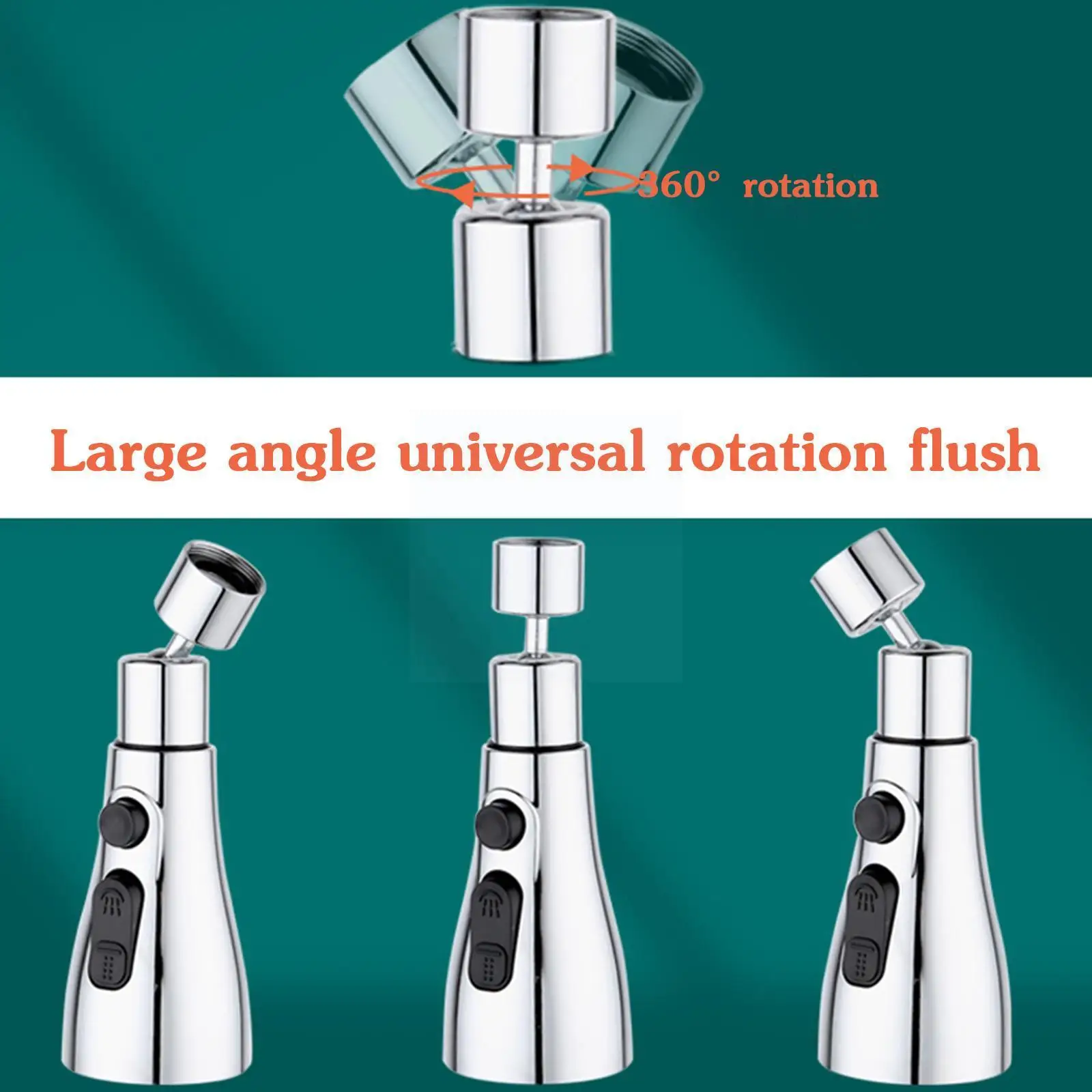 3 Mode Shower Kitchen Tap 360° Rotatable Kitchen Replacement Sprayer Button, W/ Flush Tap High-pressure Kitchen F C9q9
3 Mode Shower Kitchen Tap 360° Rotatable Kitchen Replacement Sprayer Button, W/ Flush Tap High-pressure Kitchen F C9q9