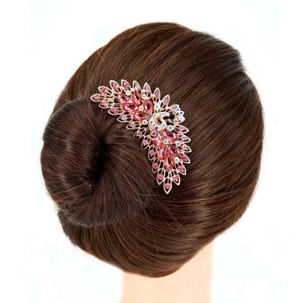 Luxury Colorful Rhinestone Peacock Hair Comb Exquisite Temperament Hair Stick for Bride Wedding Hair Accessories
Luxury Colorful Rhinestone Peacock Hair Comb Exquisite Temperament Hair Stick for Bride Wedding Hair Accessories