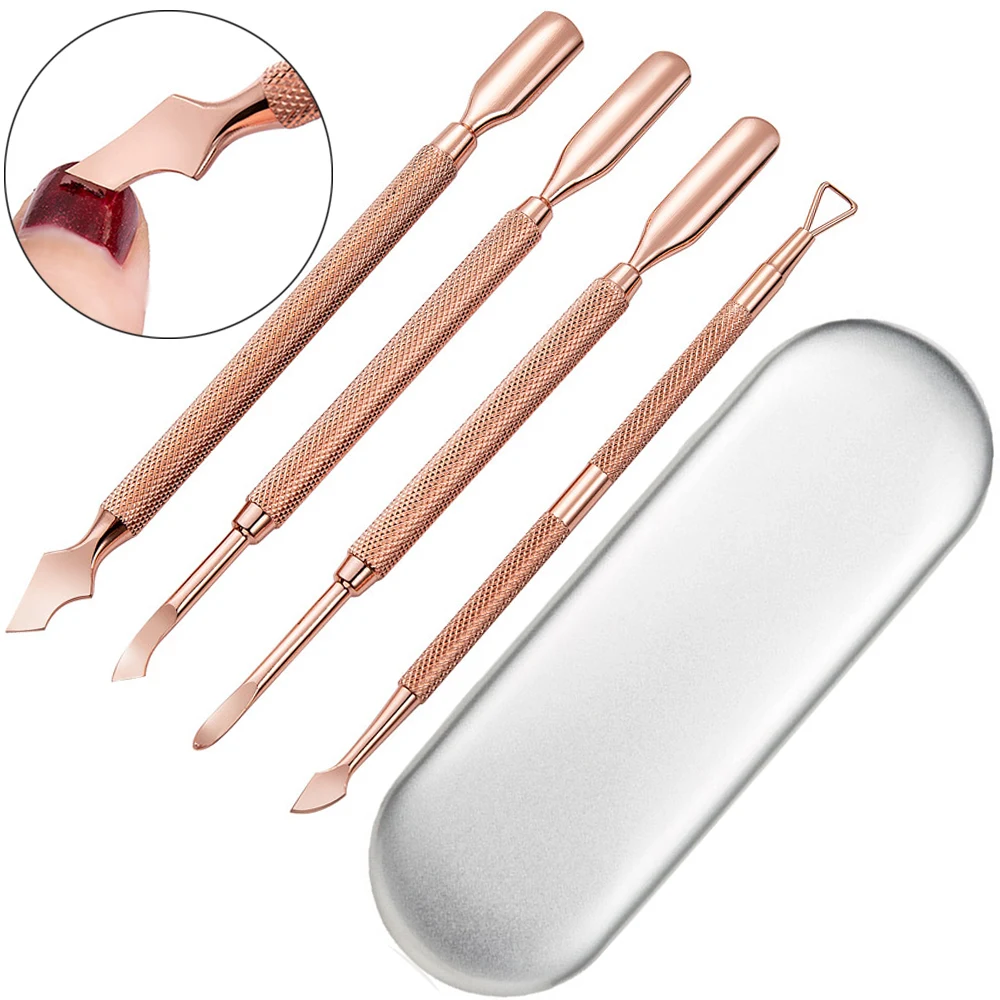 3/4PCS Nail Cuticle Pusher Remove Gel Polish Dual-end Stainless Steel Manicure Pusher Cleaner Fingernails Toenails Pedicure Tool
3/4PCS Nail Cuticle Pusher Remove Gel Polish Dual-end Stainless Steel Manicure Pusher Cleaner Fingernails Toenails Pedicure Tool
