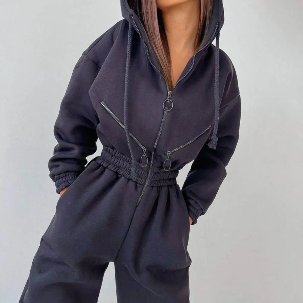 Stylish Women Autumn Jumpsuit Zipper Long Sleeves Jumpsuit Casual Thick Lady Fall Jumpsuit
Stylish Women Autumn Jumpsuit Zipper Long Sleeves Jumpsuit Casual Thick Lady Fall Jumpsuit