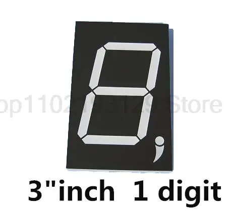 DIP Digital Tube 3 inches RED 7 Segment 3" 3in LED Display Nixie tube 1 Bit Plastic Metal Common Anode
DIP Digital Tube 3 inches RED 7 Segment 3" 3in LED Display Nixie tube 1 Bit Plastic Metal Common Anode