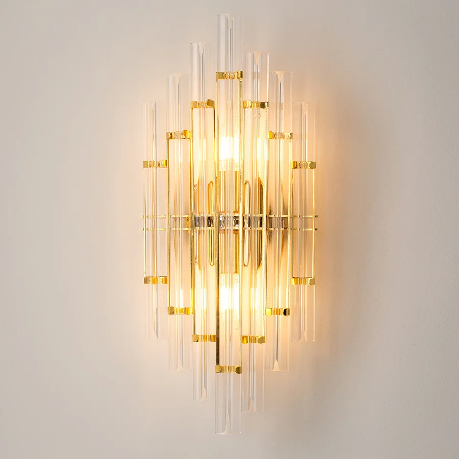 IWP American Crystal Wall Lamp Golden Indoor Background Decor Sconce LED Aisle Light For Living Room Bedroom Corridor Stair Lamp
IWP American Crystal Wall Lamp Golden Indoor Background Decor Sconce LED Aisle Light For Living Room Bedroom Corridor Stair Lamp