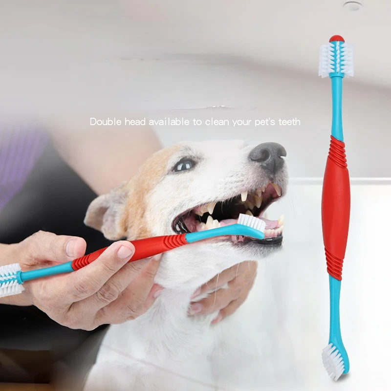 Pet Double Head Dog Toothbrush Pet Tooth Cleaning Tools Dental Care for Pet Cat Grooming Toothbrush Pet Supplies
Pet Double Head Dog Toothbrush Pet Tooth Cleaning Tools Dental Care for Pet Cat Grooming Toothbrush Pet Supplies