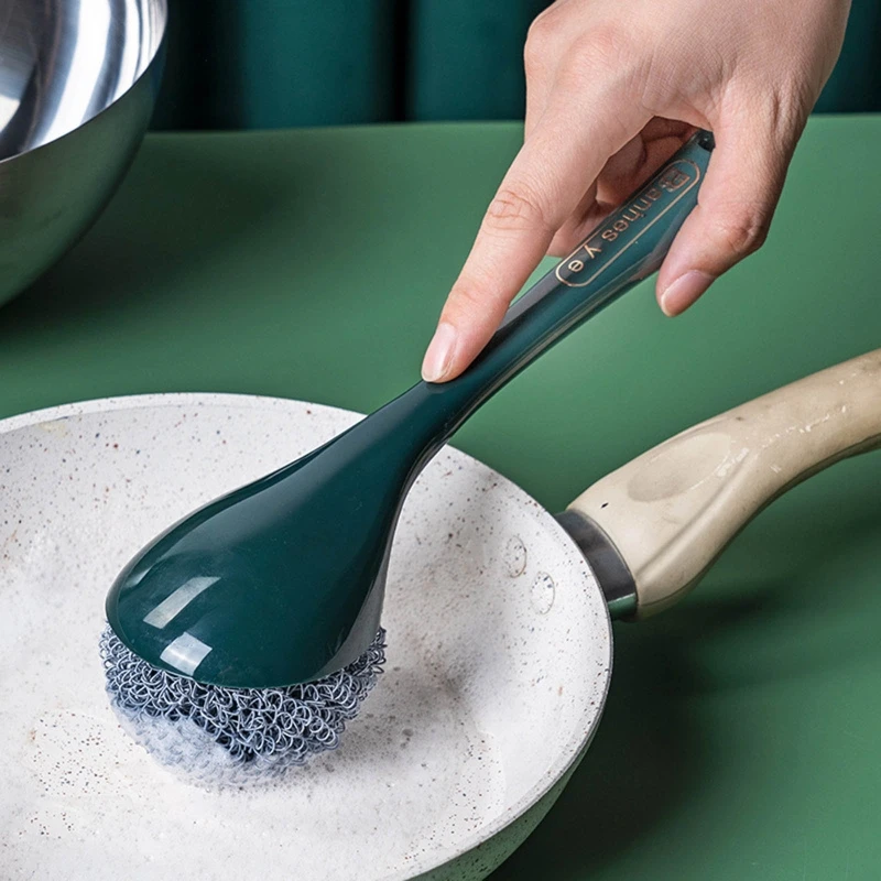 Pot Brush with Long Handle Detachable Replacement Brush Head Strong Oil Removal Pan Dish Kitchen Cleaning Tool
Pot Brush with Long Handle Detachable Replacement Brush Head Strong Oil Removal Pan Dish Kitchen Cleaning Tool