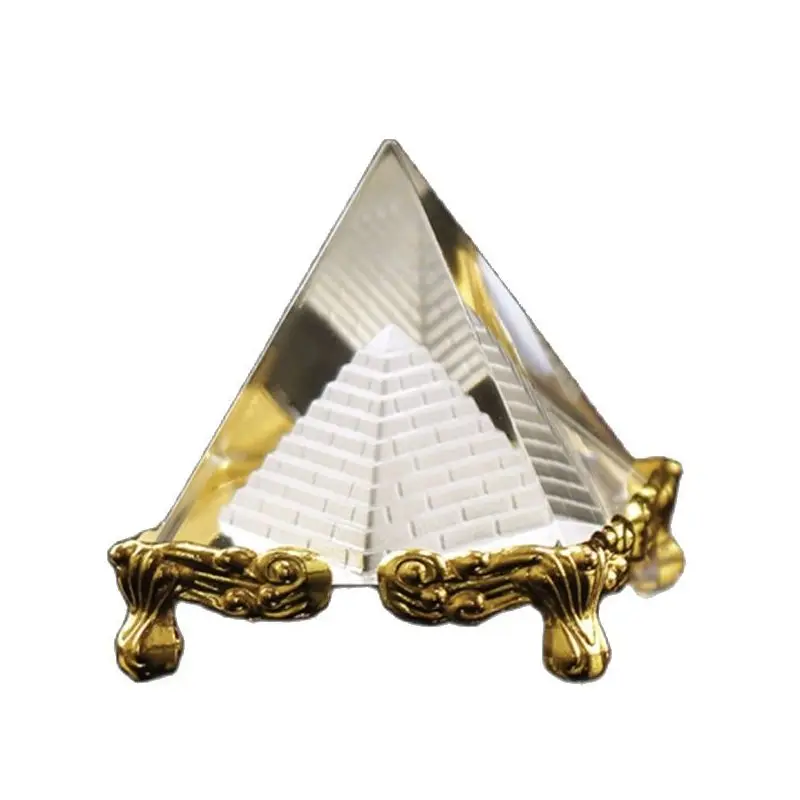 4-6cm Energy Healing Hollow Crystal Glass Egypt Pyramid Fengshui Figurines Chakra Healing Miniature Home Decoration Accessories
4-6cm Energy Healing Hollow Crystal Glass Egypt Pyramid Fengshui Figurines Chakra Healing Miniature Home Decoration Accessories