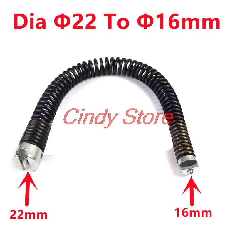 Pipe Dredge Change Dia 16mm To 22mm Connector Sewer Electric Dredging Device Spring Dia 16mm To 22mm Join Pipe Cleaning Tool
Pipe Dredge Change Dia 16mm To 22mm Connector Sewer Electric Dredging Device Spring Dia 16mm To 22mm Join Pipe Cleaning Tool