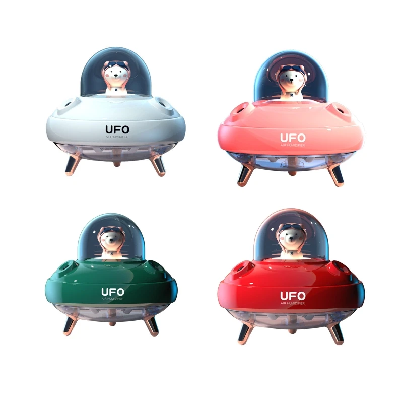 UFO Dual Jet Air Humidifier Rechargeable Mini USB Sprayer LED Atomizer Suitable For Children's Room Living Room Bedroom
UFO Dual Jet Air Humidifier Rechargeable Mini USB Sprayer LED Atomizer Suitable For Children's Room Living Room Bedroom
