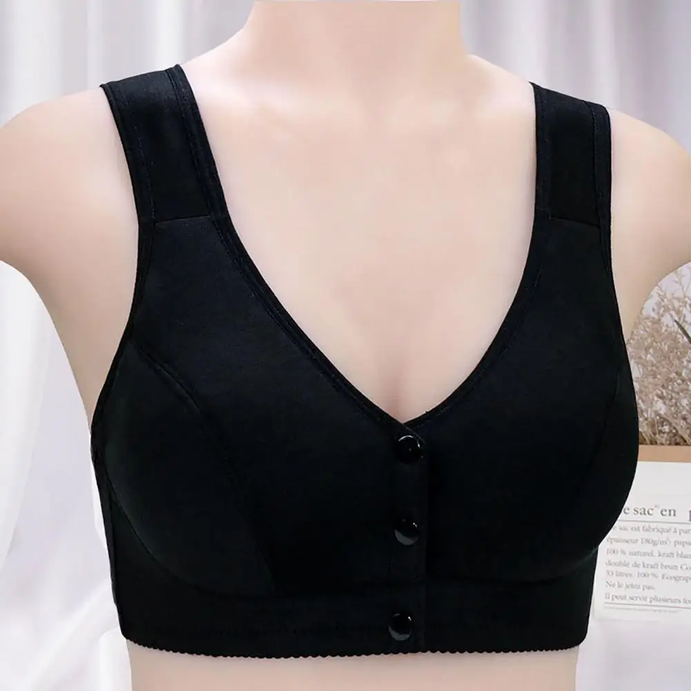 Mother Bra Front-Close Buttons V Neck Padded Lady Bra No Steel Ring Push Up Soft Mother Brassiere Inner Wear Clothes
Mother Bra Front-Close Buttons V Neck Padded Lady Bra No Steel Ring Push Up Soft Mother Brassiere Inner Wear Clothes