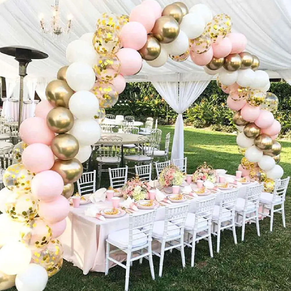 100pcs Macaron Latex Balloons Pink Gold Revolving Arch Confetti Birthday Wedding Party Decoration Supplies Interior Decoration
100pcs Macaron Latex Balloons Pink Gold Revolving Arch Confetti Birthday Wedding Party Decoration Supplies Interior Decoration