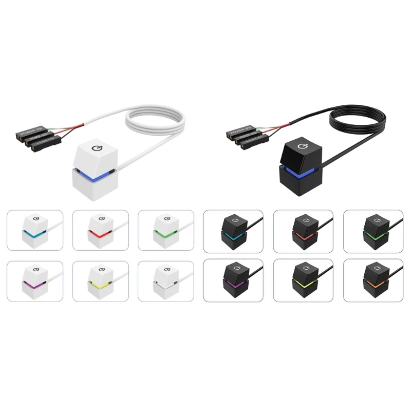 Кнопка питания для ПК, настольного ПК, компьютера, для чехла, переключатель питания, ВКЛ./ВЫКЛ., кнопка для хоста компьютера, поставки с кабел...
Кнопка питания для ПК, настольного ПК, компьютера, для чехла, переключатель питания, ВКЛ./ВЫКЛ., кнопка для хоста компьютера, поставки с кабел...