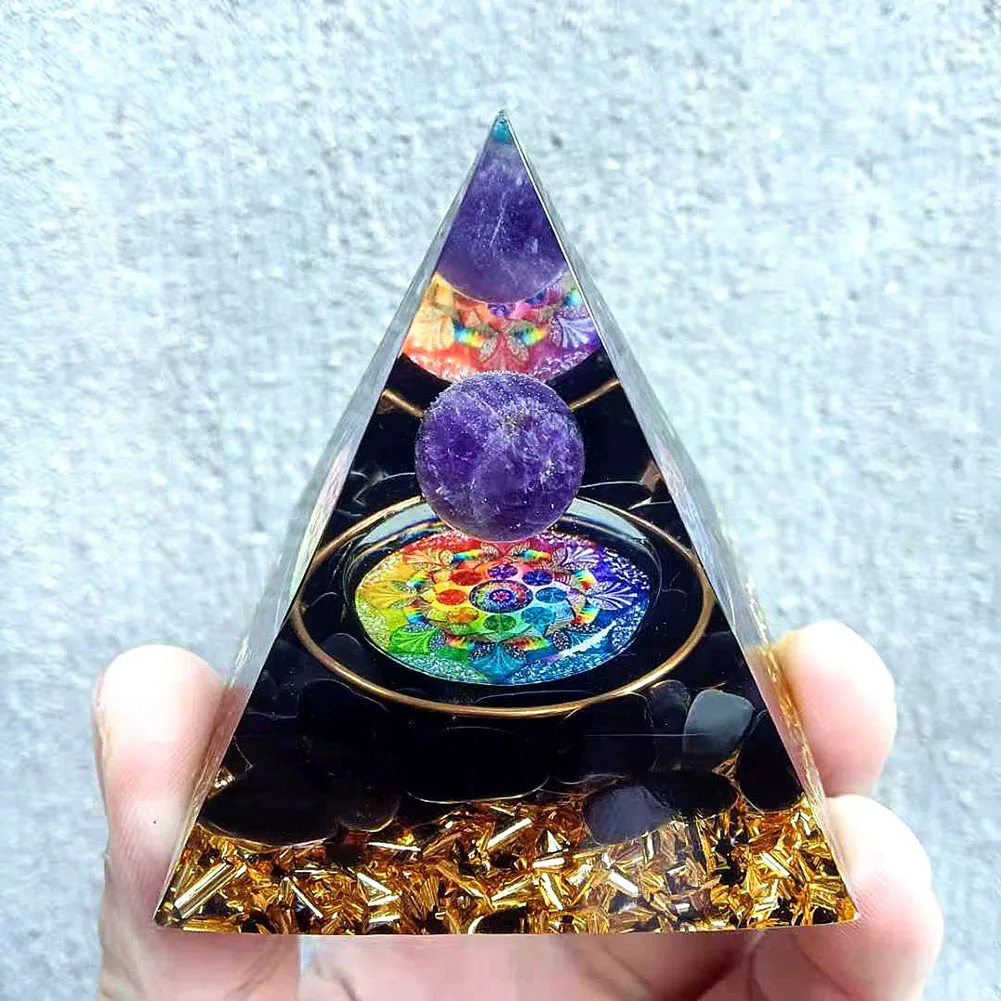 Orgone Pyramid Amethyst Peridot Healing Crystal Energy Orgonite Pyramide Emf Protection Meditation Tool Quartz Home Decor Crafts
Orgone Pyramid Amethyst Peridot Healing Crystal Energy Orgonite Pyramide Emf Protection Meditation Tool Quartz Home Decor Crafts