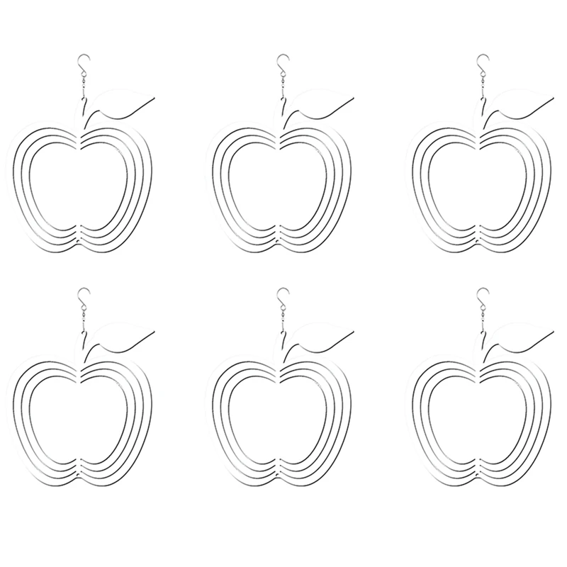 6Pcs 8In Sublimation Wind Spinner Blanks, Sublimation Spinner For Garden Yard, Christmas Day 
6Pcs 8In Sublimation Wind Spinner Blanks, Sublimation Spinner For Garden Yard, Christmas Day