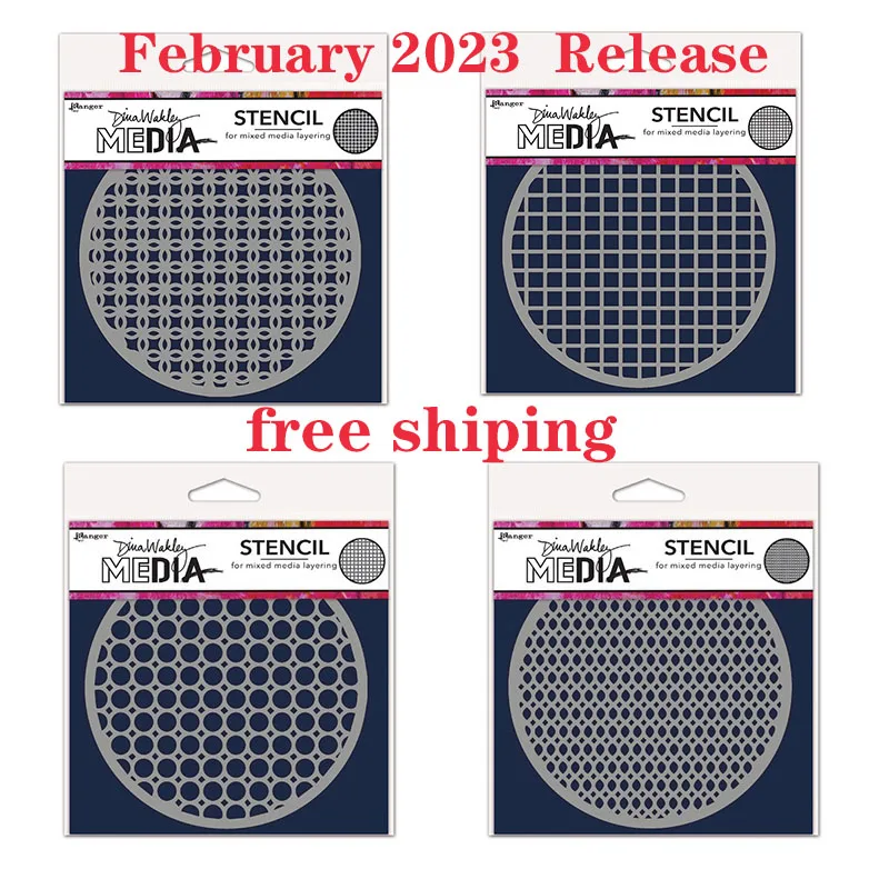 Circle Lattice February 2023 Release Handicraft Stencil Decoration For Scrapbooking Craft Diy Album Template Decor Model
Circle Lattice February 2023 Release Handicraft Stencil Decoration For Scrapbooking Craft Diy Album Template Decor Model