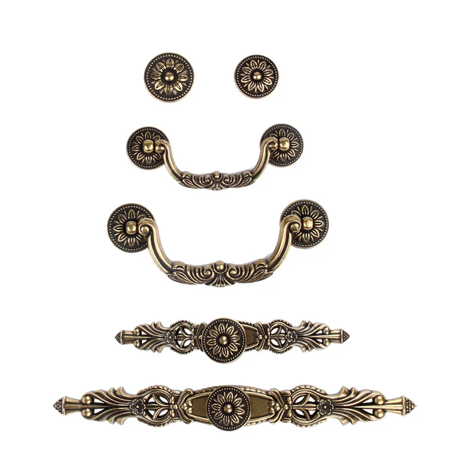 Antique Handle Knob Furniture Handle Kitchen Cabinet Handle Drawer Handle Pulls Zinc Alloy Cupboard Handles European Handles
Antique Handle Knob Furniture Handle Kitchen Cabinet Handle Drawer Handle Pulls Zinc Alloy Cupboard Handles European Handles