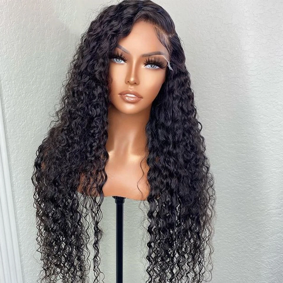 Natural Black Color Middle Part Soft 26inch Long 180%Density Kinky Curly Lace Front Wig For Women With Babyhair PrePlucked Daily
Natural Black Color Middle Part Soft 26inch Long 180%Density Kinky Curly Lace Front Wig For Women With Babyhair PrePlucked Daily