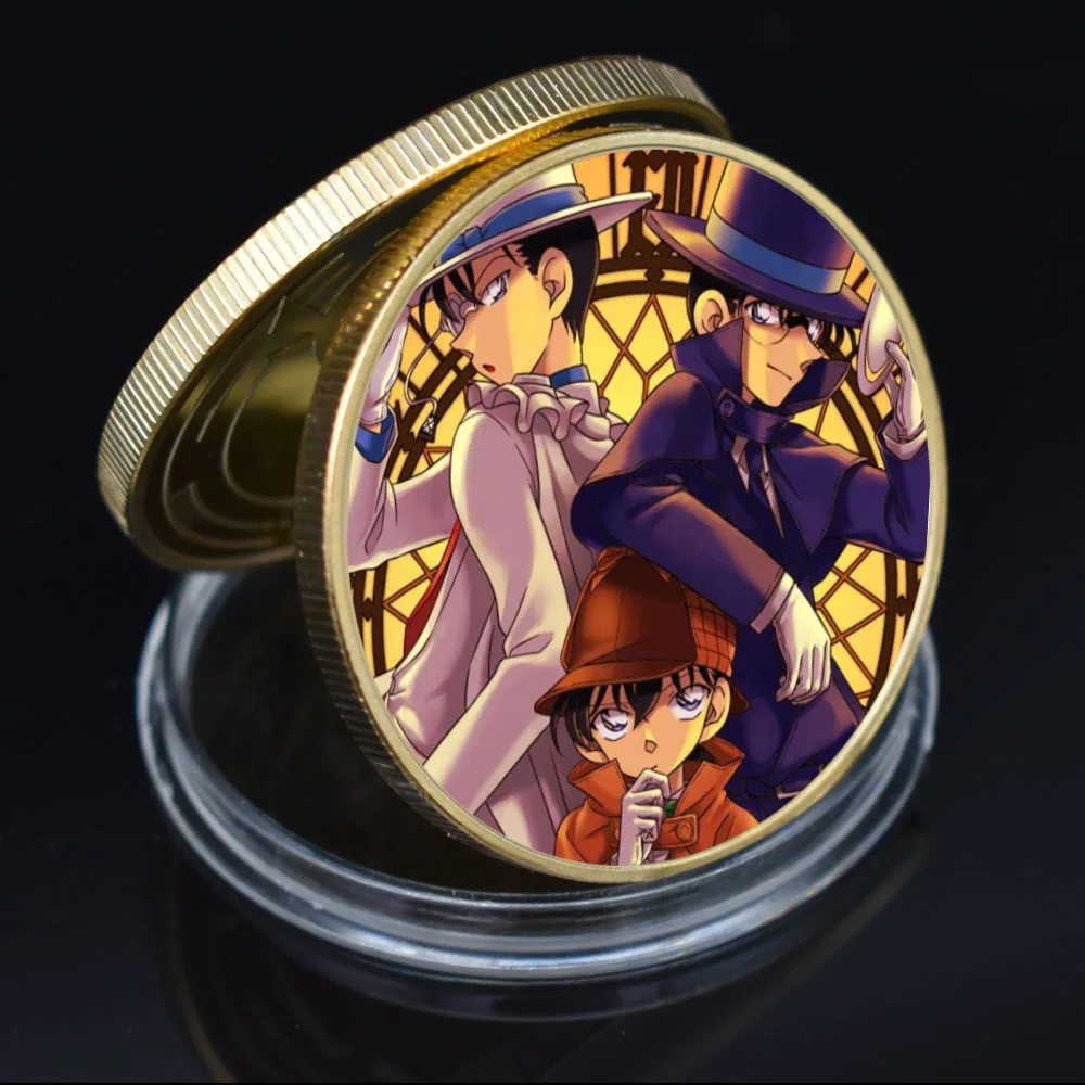 Japan Anime Detective Conan Gold Coin Kudou Shinichi Gold Plated Coin Game Commemorative Coin Animation Collection Toy Kid Gift
Japan Anime Detective Conan Gold Coin Kudou Shinichi Gold Plated Coin Game Commemorative Coin Animation Collection Toy Kid Gift